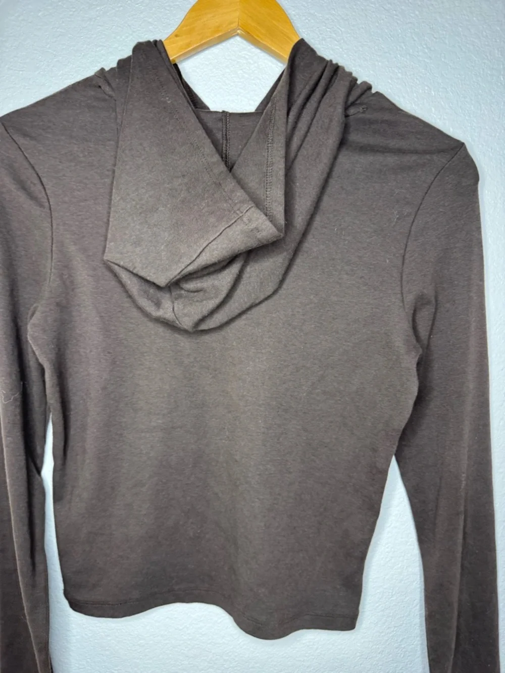 New wild fable Brown Long-Sleeve Hooded Top - Picture 11 of 16